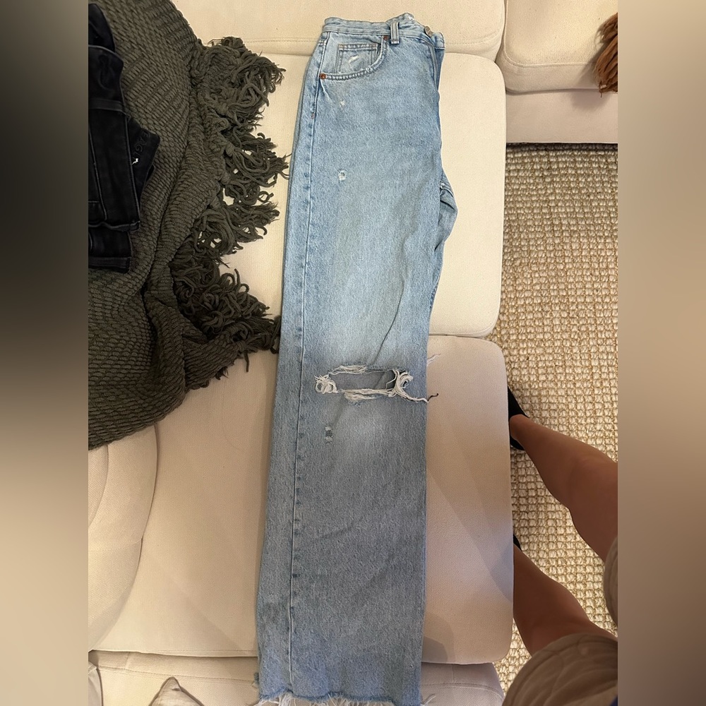 Zara jeans , straight full length